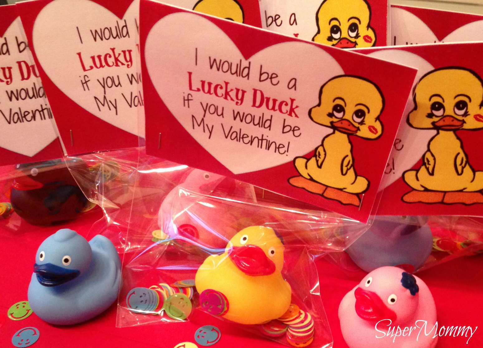Lucky duck valentines day cards free printable