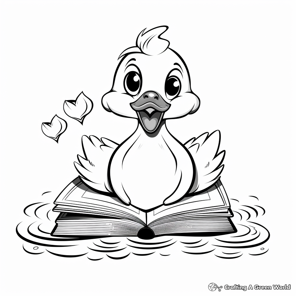 Rubber duck coloring pages