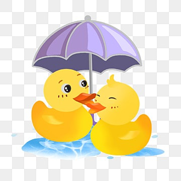 Duck with umbrella clipart images free download png transparent background
