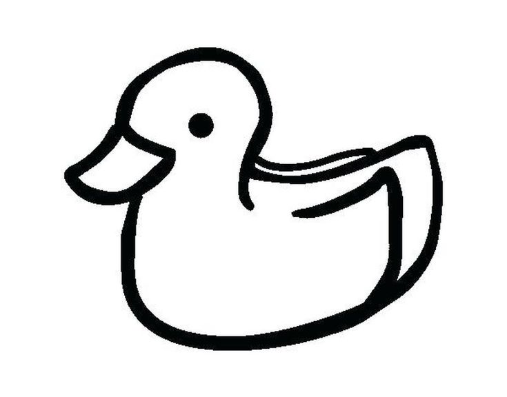 Cute duck coloring pages pdf