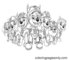 Rubble paw patrol coloring pages printable for free download