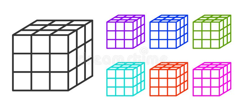 Cube rubiks vector art stock illustrations â cube rubiks vector art stock illustrations vectors clipart