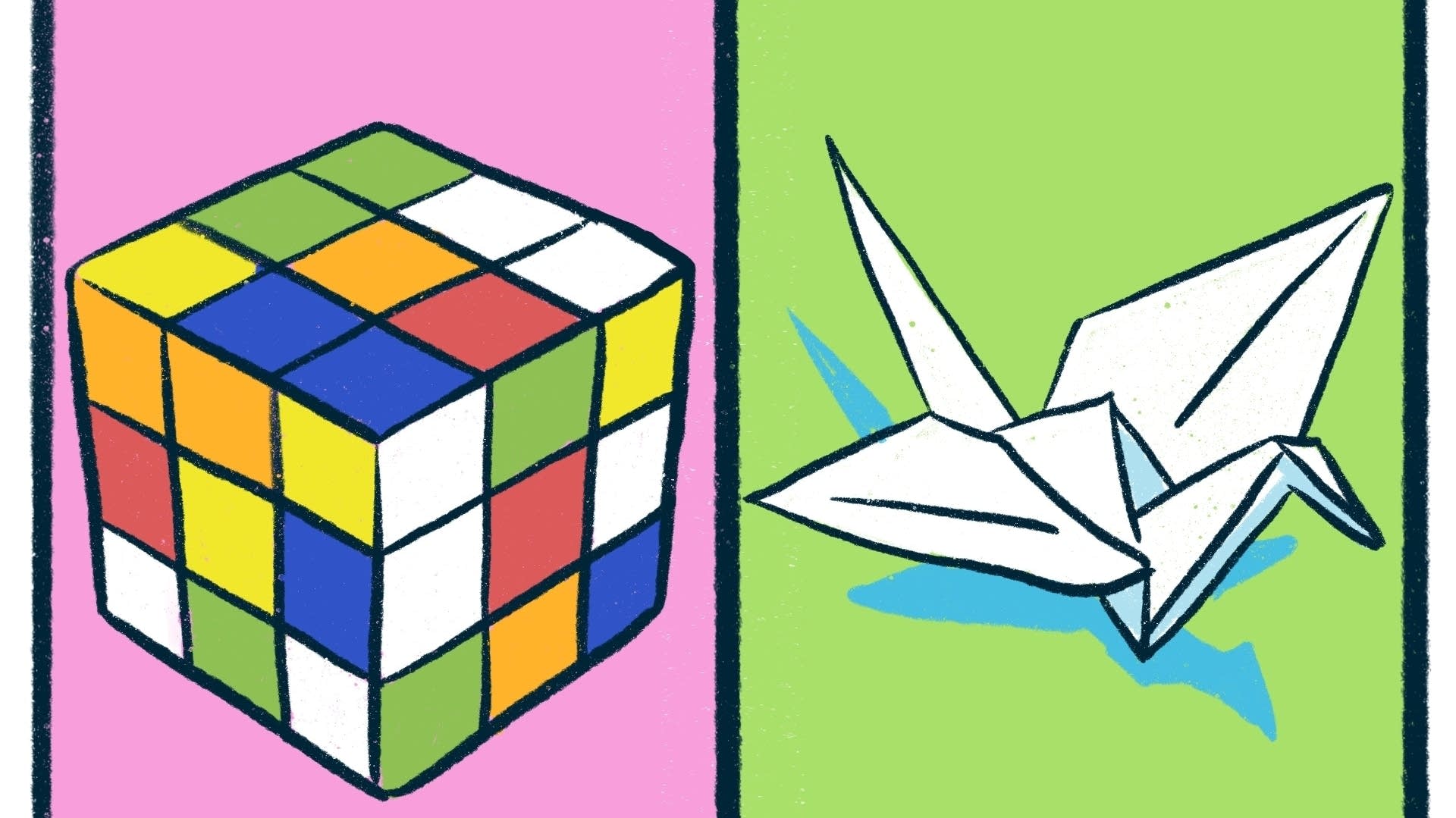 Rubiks cube vs origami smash boom best