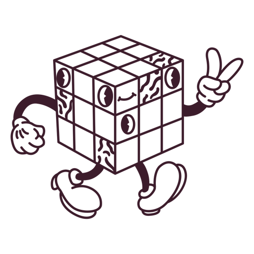 Rubiks cube png designs for t shirt merch