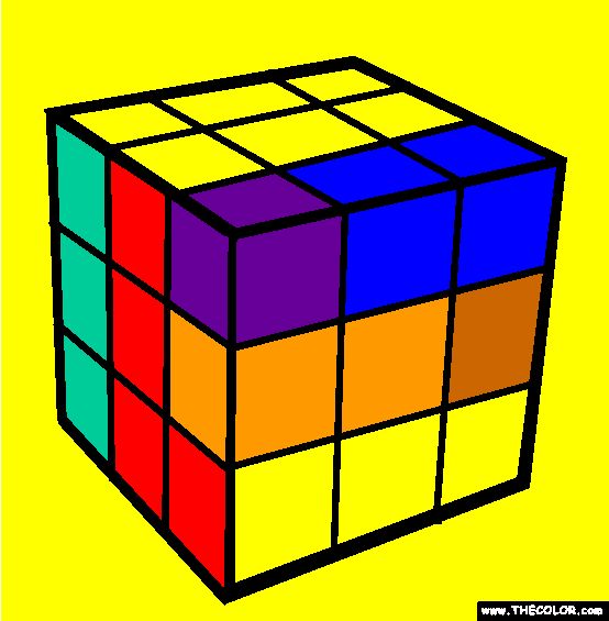 Rubiks cube coloring page free rubiks cube online coloring rubiks cube cube online coloring