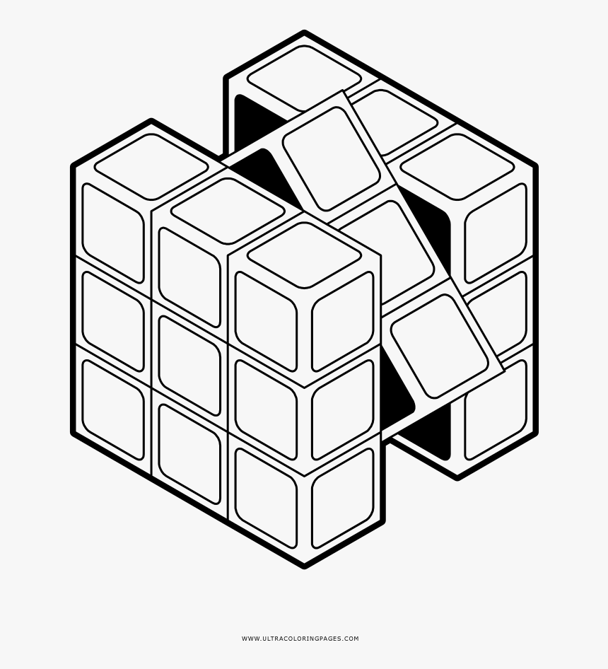 Rubix cube coloring pages rubiks cube printable coloring