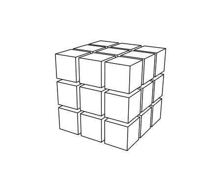 Rubik cube stock illustrations cliparts and royalty free rubik cube vectors