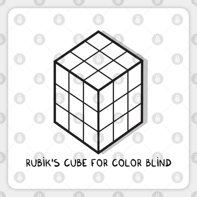 Rubiks cube for color blind