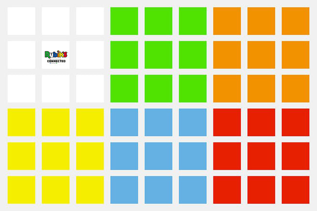 Rubiks connected x sticker set â