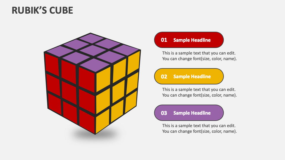 Rubiks cube powerpoint and google slides template
