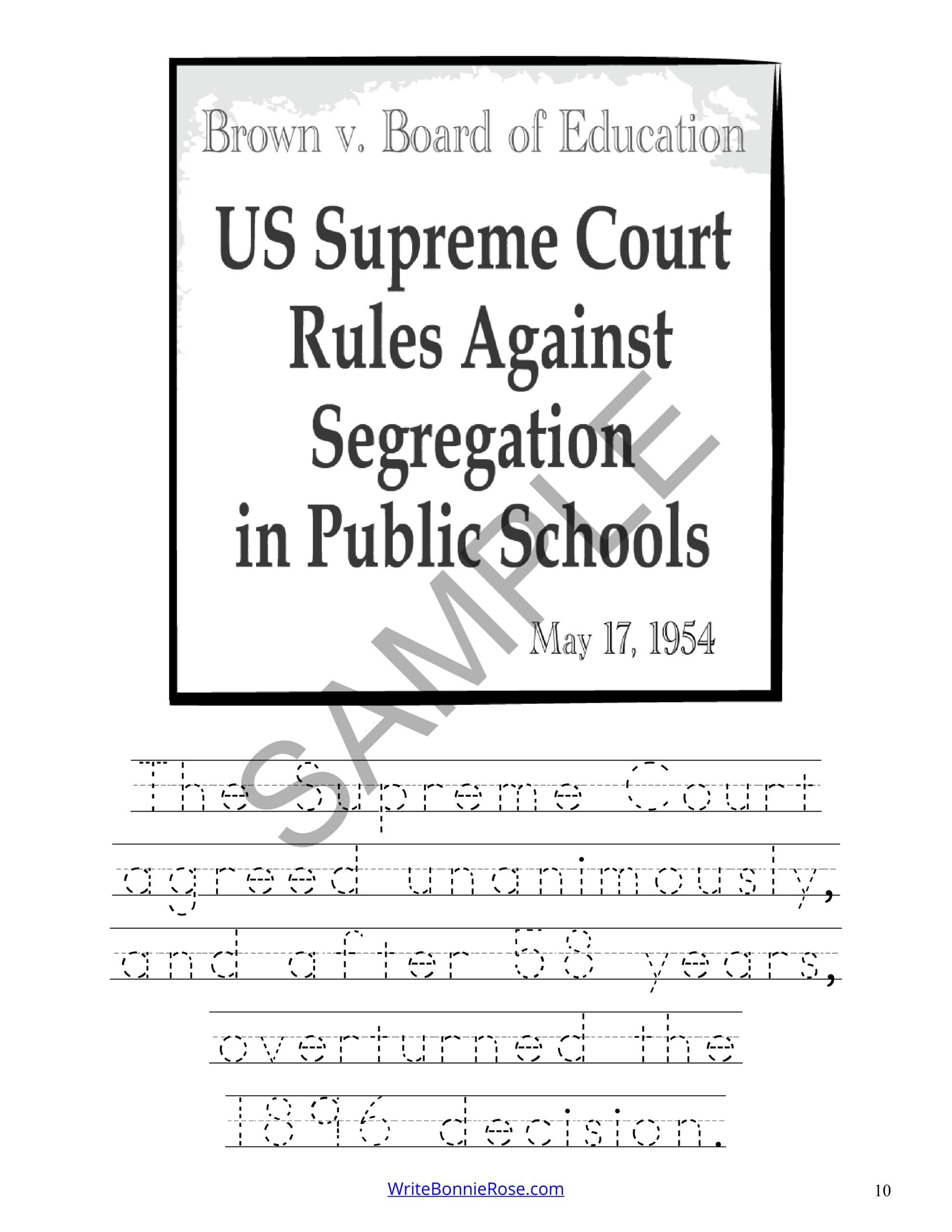 Ruby bridges coloring book
