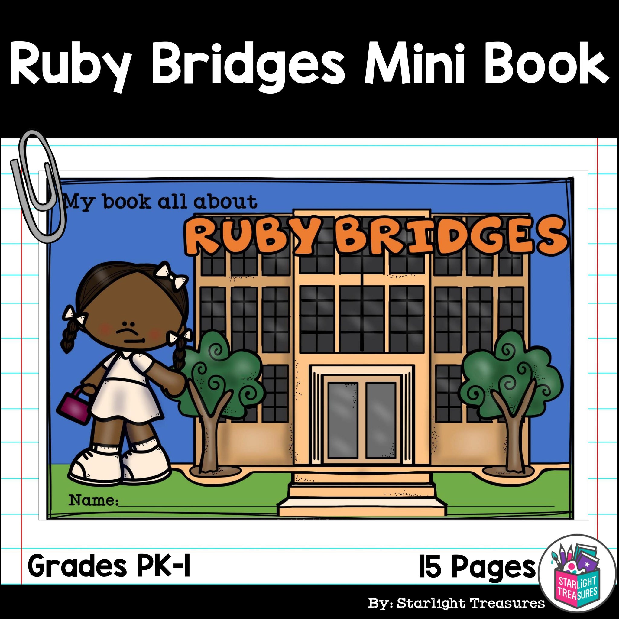 Ruby bridges mini book for early readers black history month â starlight treasures llc
