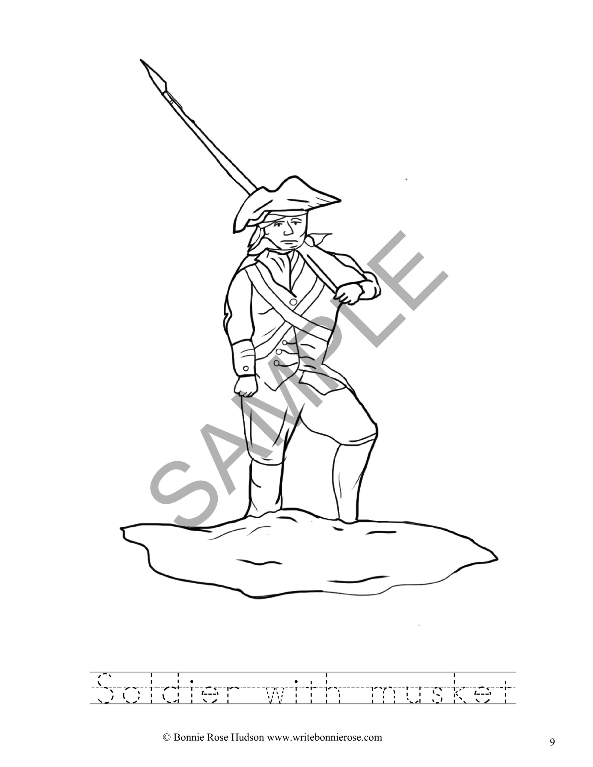 Valley forge coloring book