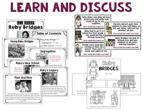 Learning about ruby bridges â lesson plans