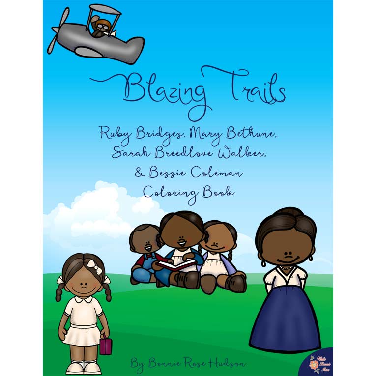 Blazing trails coloring book