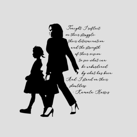 Kamala harris and ruby bridges history mak t shirt mens t