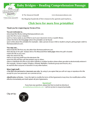 Ruby bridges worksheet pdf