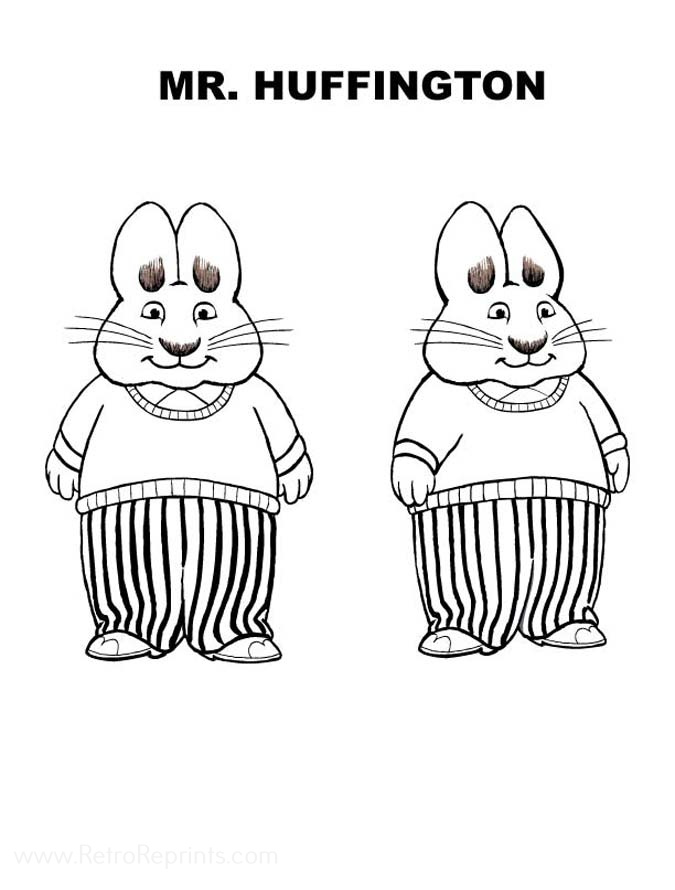 Max ruby coloring pages coloring books at retro reprints