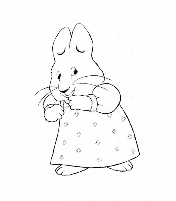 Free max and ruby coloring pages to print