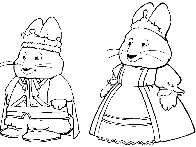 Free printable max and ruby coloring pages for kids