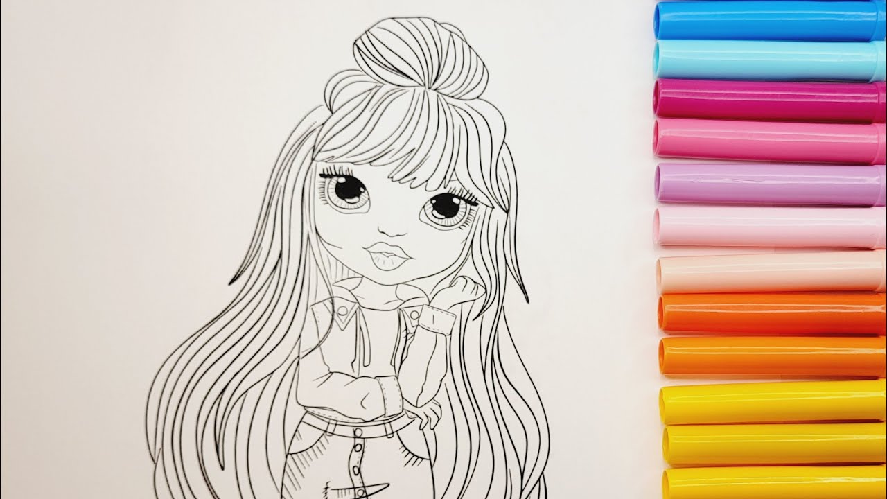 Rainbow high coloring book rainbow high jett dawson rainbowhigh rainbow high dolls coloring