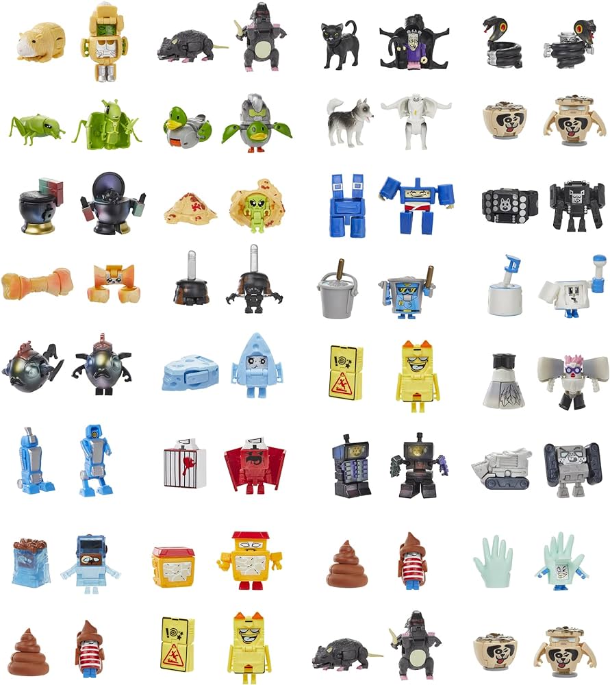 Transformers toys botbots ruckus rally series custodial crew pet mob character bundle