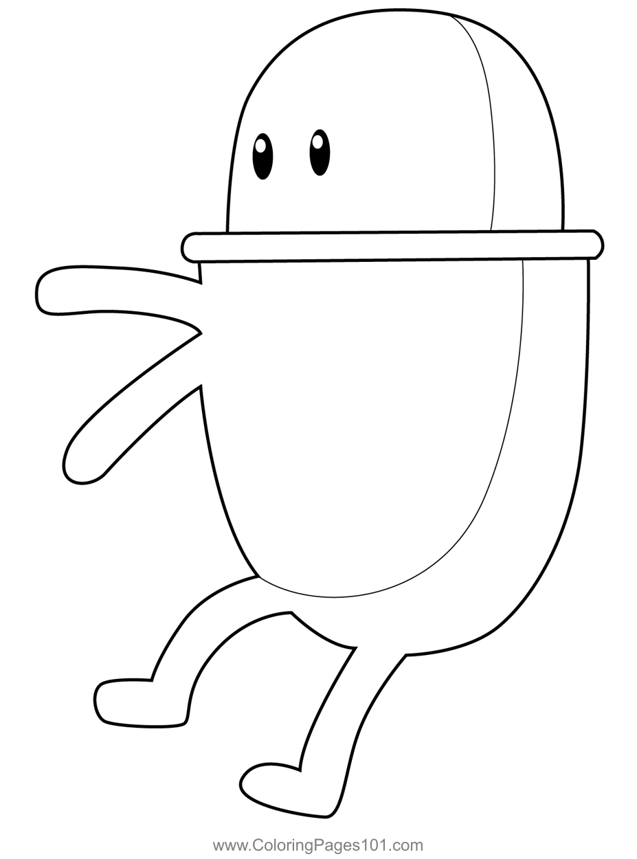 Numskull dumb ways to die coloring page for kids