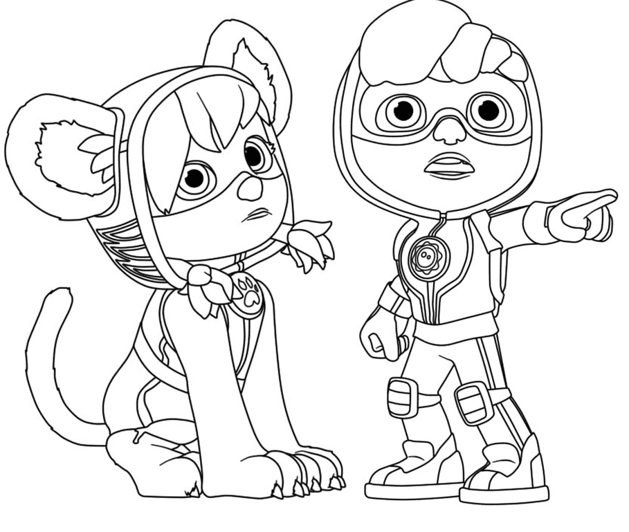 Action pack coloring pages printable for free download