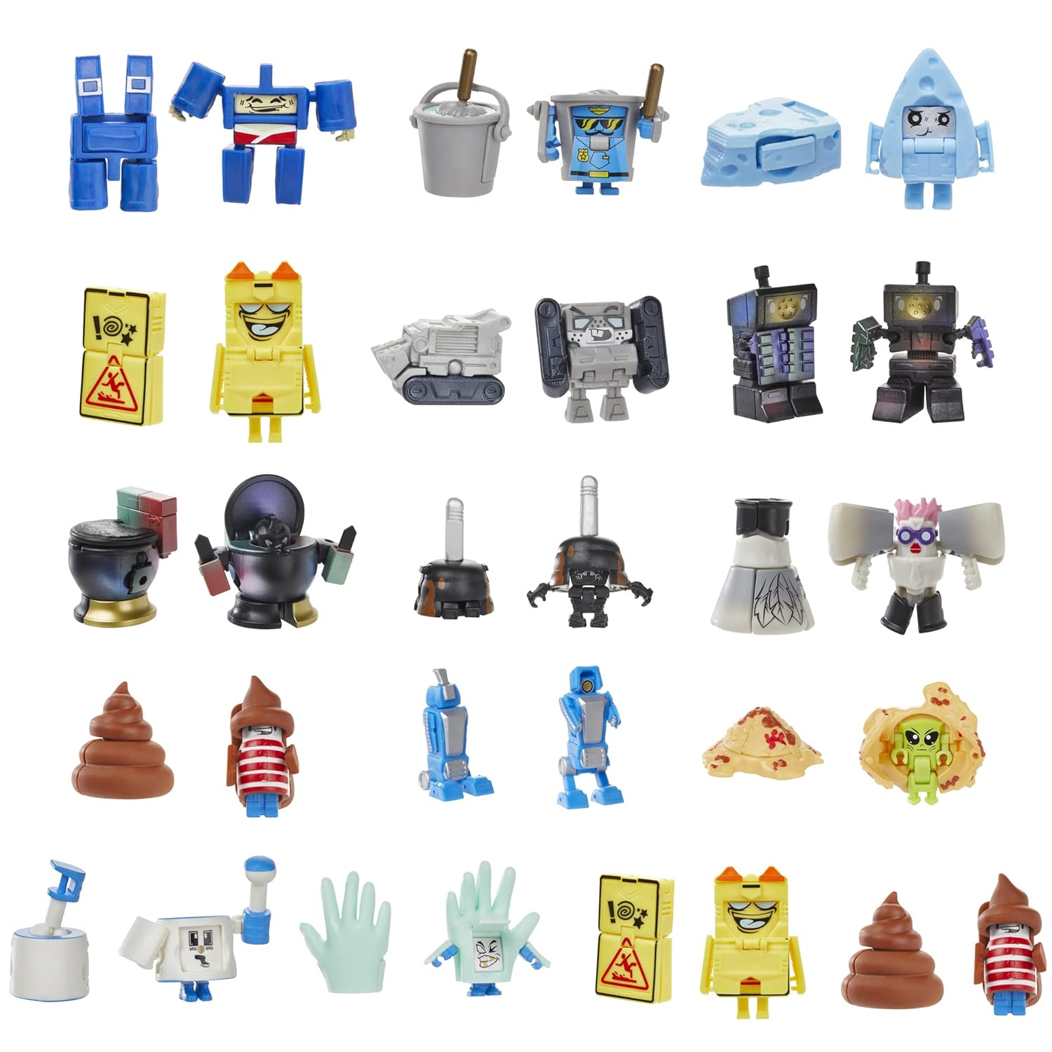 Hasbro transformers toys botbots ruckus rally series custodial crew pet mob character bundle