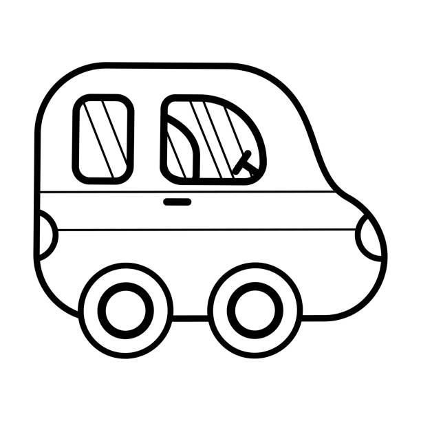Cartoon of the toy car stock illustrations royalty