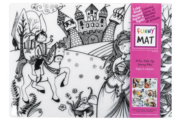 Coloring mat princess â ruckus glee