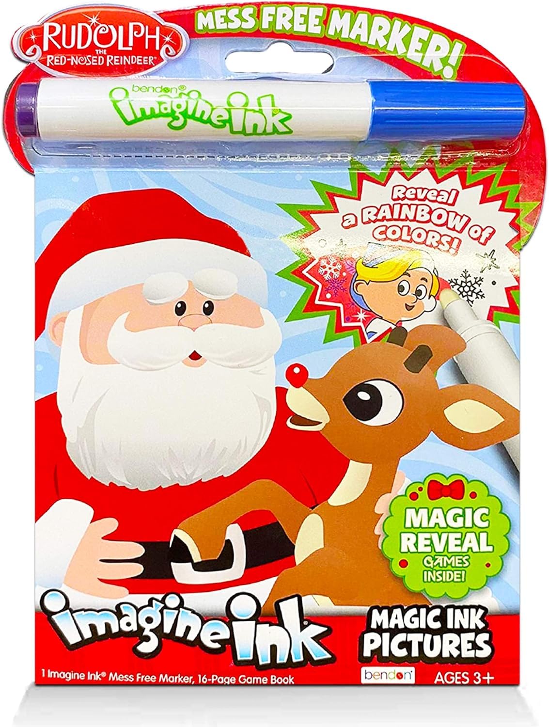 Santa and rudolph imagine ink