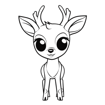 Rudolph sketch png vector psd and clipart with transparent background for free download