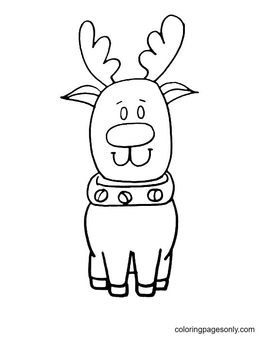 Rudolph coloring pages