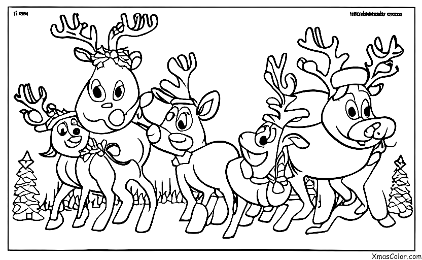Christmas rudolph the red
