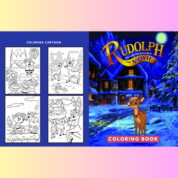 Rudolph the red nosed reindeer coloring pages for students preschool prek kinder