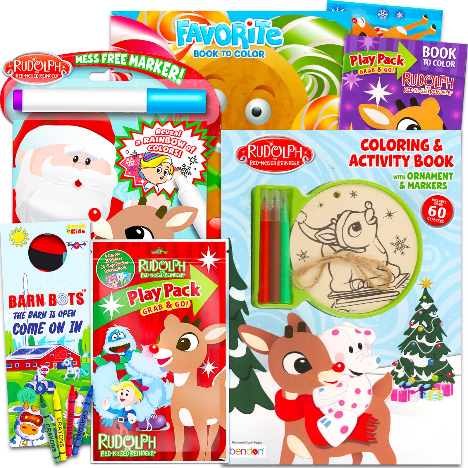 Rudolph the red nosed reindeer coloring books for kids