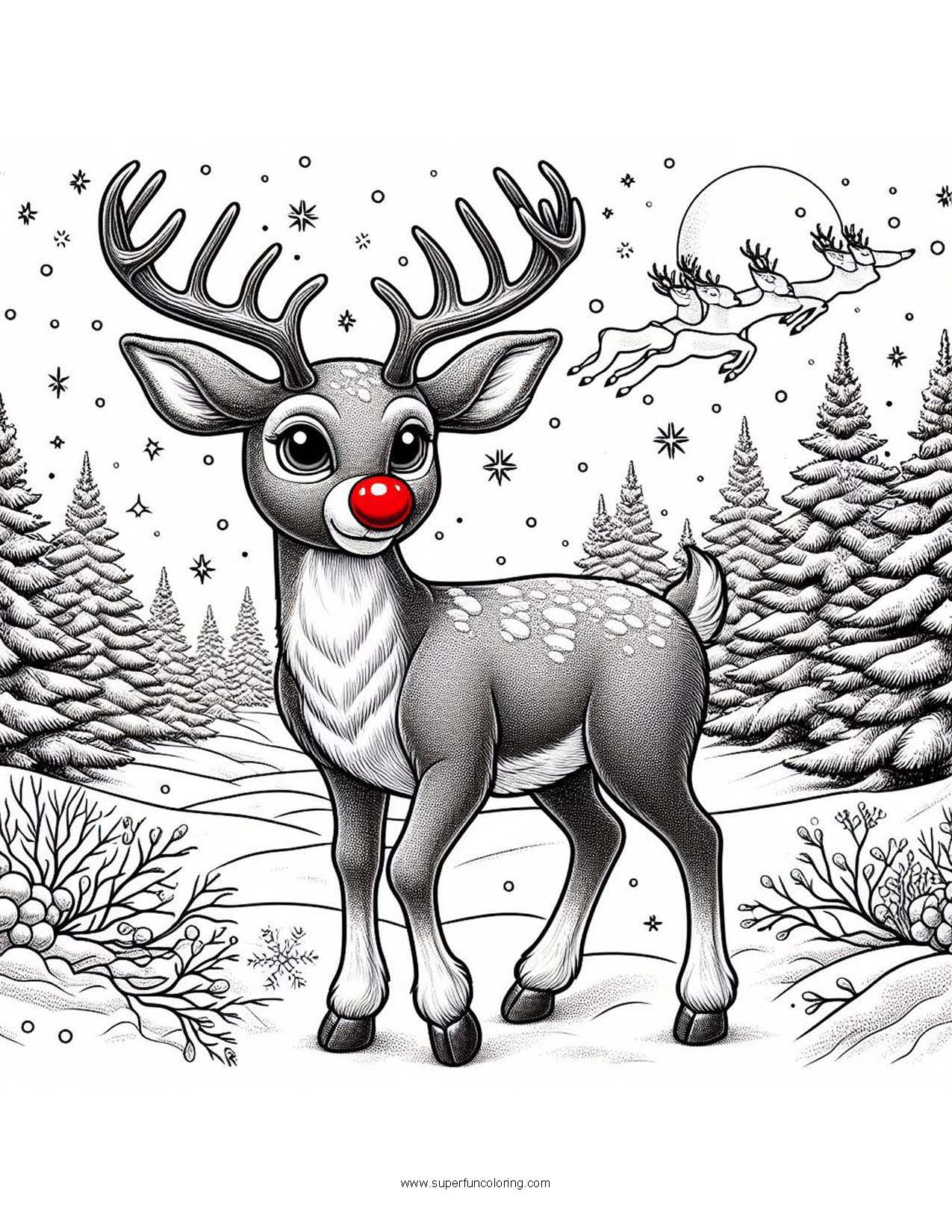 Rudolph the red nosed reindeer