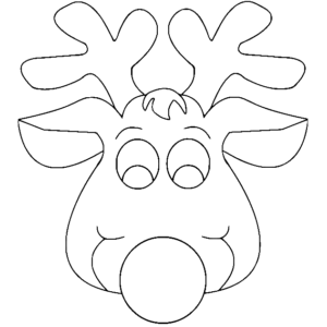 Rudolph coloring pages printable for free download