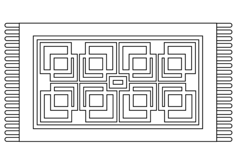 Carpet coloring page free printable coloring pages