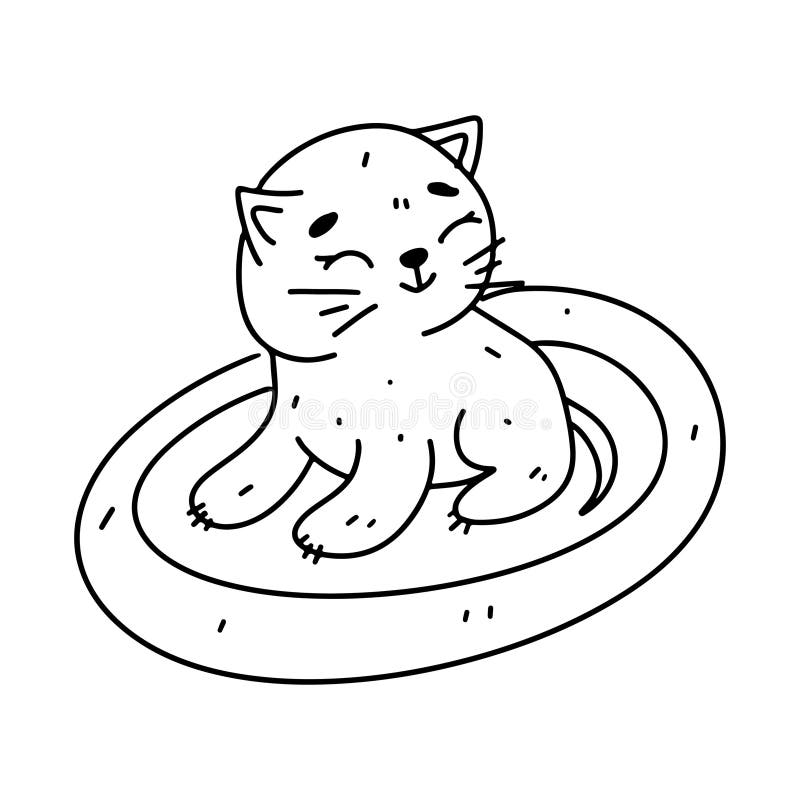 Black cat mat stock illustrations â black cat mat stock illustrations vectors clipart