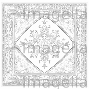 Rug clipart in oil painting style artwork k vector png â