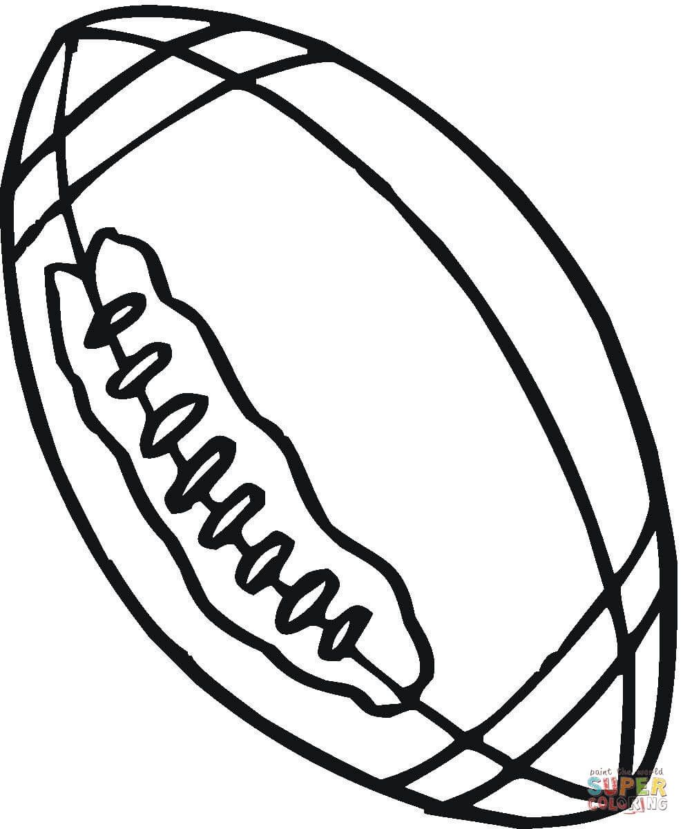 Rugby ball super coloring sports coloring pages rugby ball printable sports