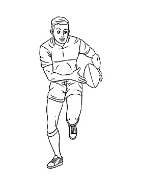 Rugby ball coloring book png transparent images free download vector files