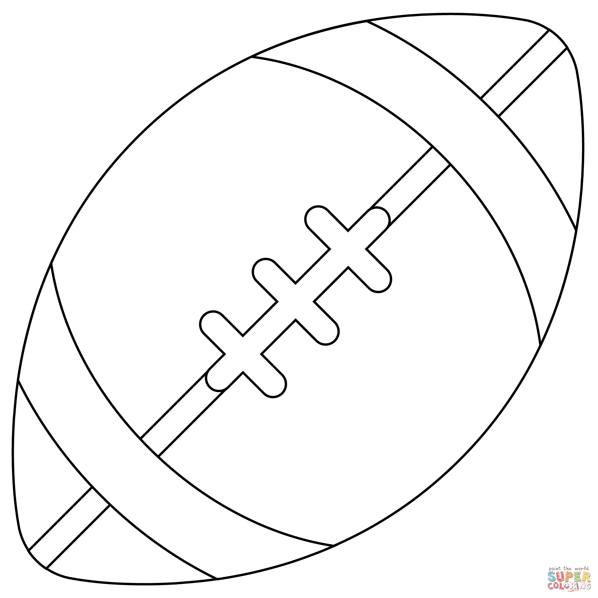 American football emoji coloring page free printable coloring pages