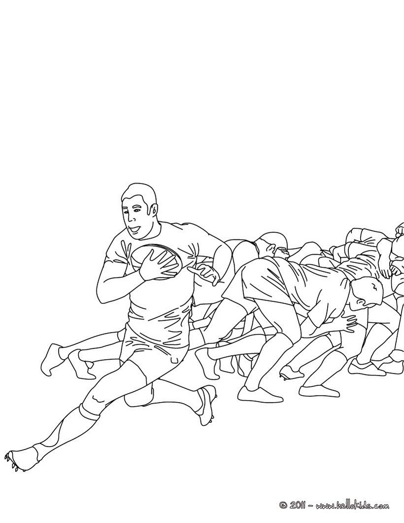 Rugby scrum coloring page more sports coloring pages on hellokids rugby scrum sports coloring pages rugby pictures