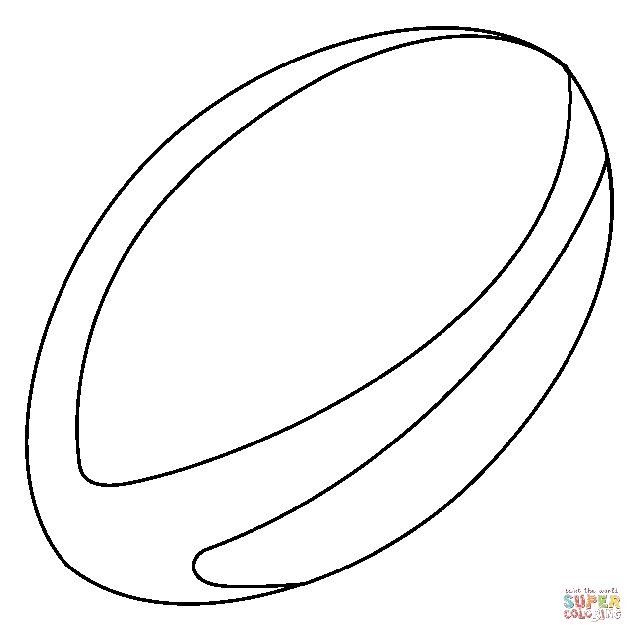 Rugby football emoji coloring page free printable coloring pages