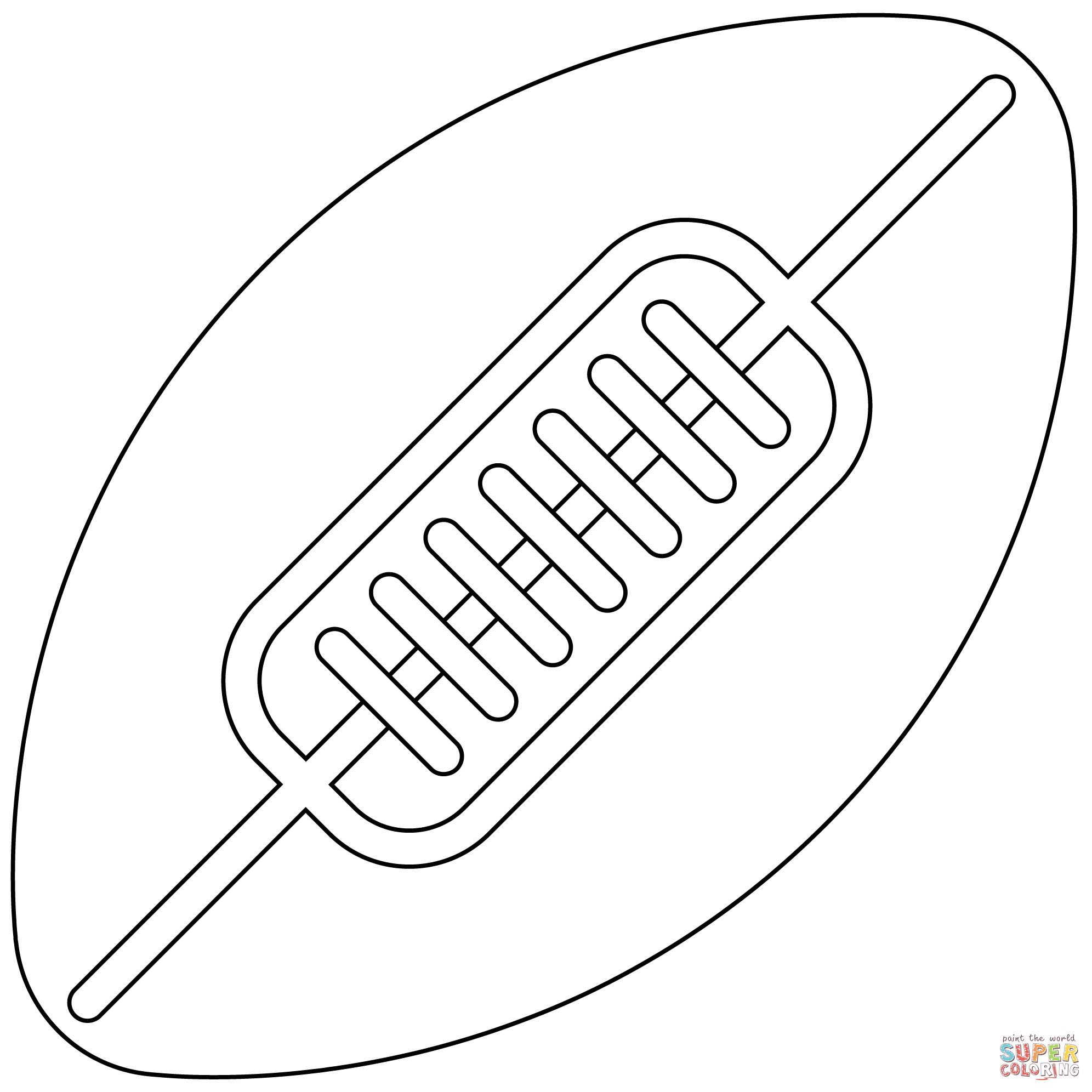 Rugby football emoji coloring page free printable coloring pages