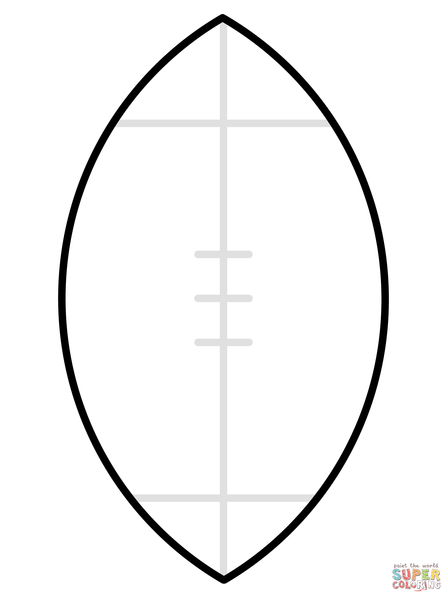 American football emoji coloring page free printable coloring pages