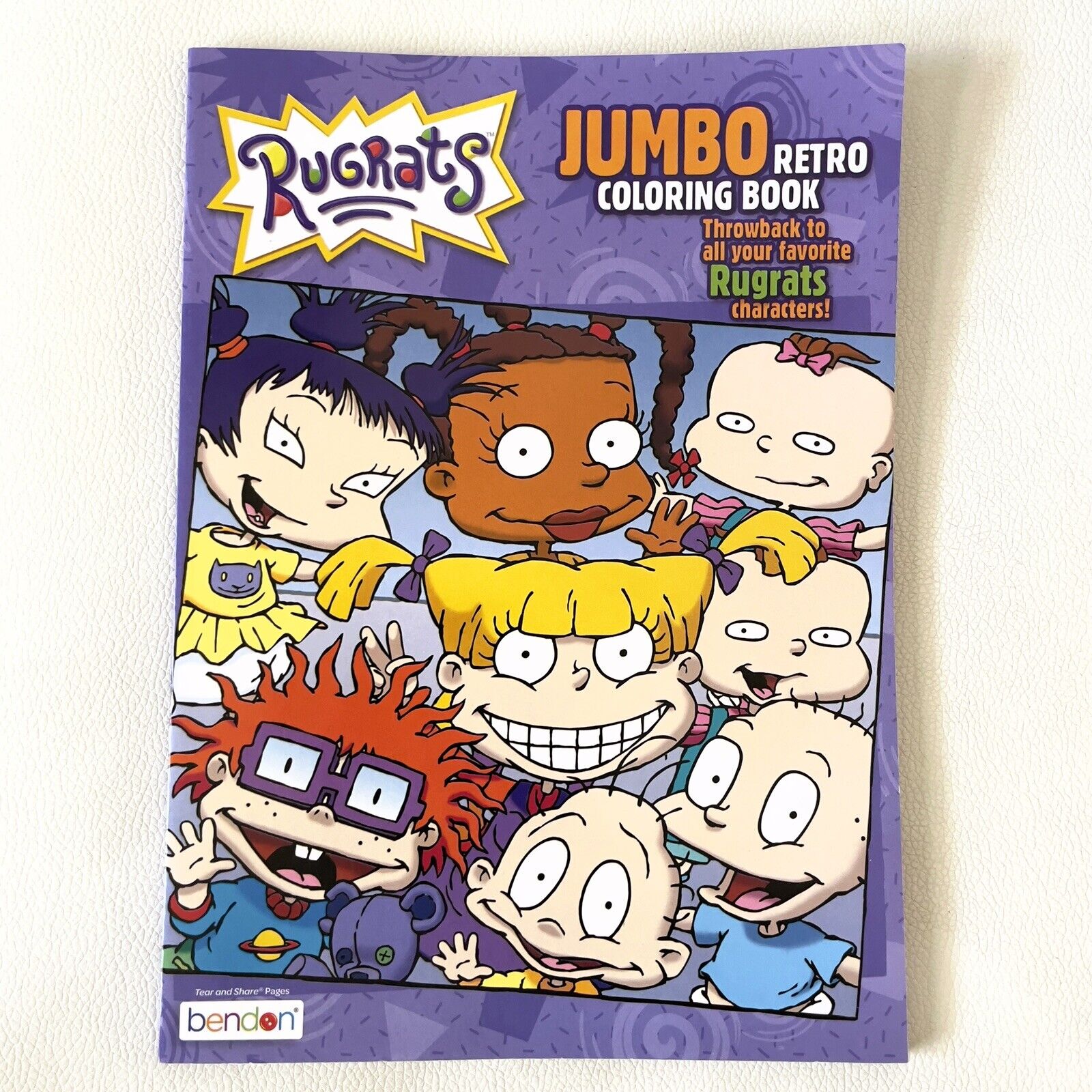 Rugrats jumbo retro coloring book new nickelodeon vintage style tommy angelica